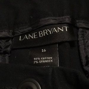 Lane Bryant,Size 16,front zipper,4 pockets,buttonfront,Cropped Jeans,Black jeans